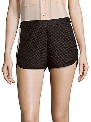 Stylestalker Textured Zipped Shorts
