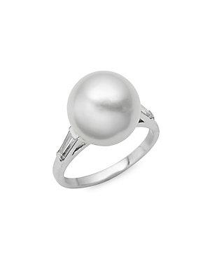 Estate Jewelry Collection 12.2mm White Pearl