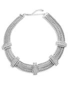 Saks Fifth Avenue Cubic Zirconia Multi-strand Collar Necklace