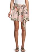 Parker Ruched Floral Skirt