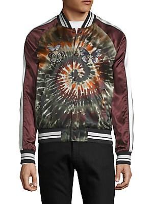 Valentino Multicolored Embroidered Bomber Jacket