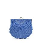 La Regale Iconic Beaded Shell Convertible Clutch