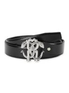 Roberto Cavalli Rc Buckle Leather Belt
