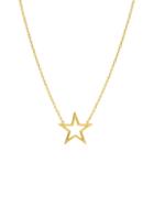 Saks Fifth Avenue 14k Yellow Gold Open-wire Star Necklace