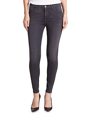 7 For All Mankind The High Waist Ankle Skinny Jeans