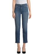J Brand Straight-fit Cropped Jeans