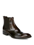 Jo Ghost Square Toe Leather Chelsea Boots