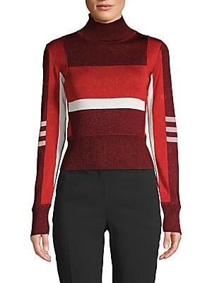 Emilio Pucci Colorblock Turtleneck Sweater