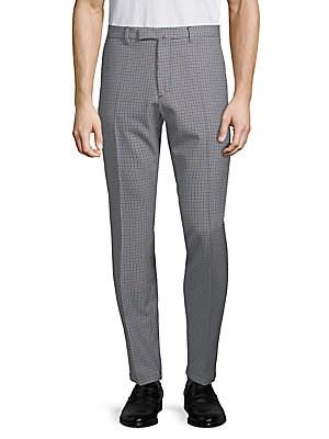 Valentino Checkered Wool Pants