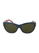 Linda Farrow Novelty 58mm Cat Eye Sunglasses