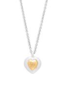 Gurhan Romance Sterling Silver & Yellow-goldtone Large Heart Pendant Necklace
