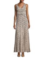 Vera Wang Fit & Flare Ankle-length Dress