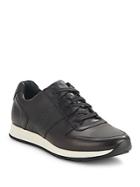 Vince Leather Lace-up Sneakers