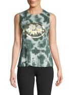Betsey Johnson Performance Dyed Graphic Tank Top