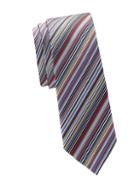 Missoni Slim-cut Striped Silk Tie