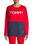 Tommy Hilfiger Sport Logo Cotton Blend Sweater