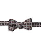 Ike Behar Printed Silk Bow Tie