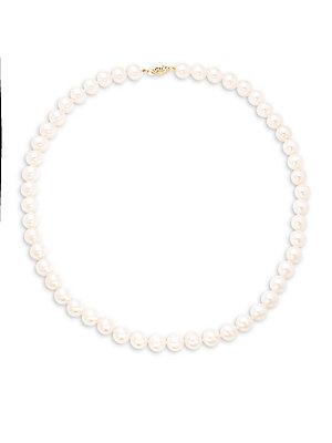 Tara + Sons 8-8.5mm Pearl Necklace