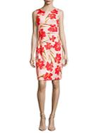 Calvin Klein Floral Print Sheath Dress