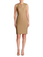 Akris Punto Wool Double Face Sheath Dress