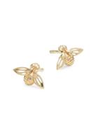 Saks Fifth Avenue 14k Gold Bumble Bee Stud Earrings