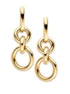 Roberto Coin Basic Gold 18k Yellow Gold Three-loop Drop Earrings