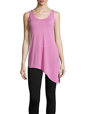 Marc New York By Andrew Marc Performance Super Wash Asymmetrical Tank Top