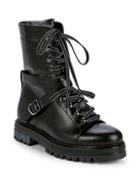 Valentino Garavani Leather Zip Boots