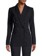 Calvin Klein Shawl Lapel Double-breasted Jacket