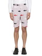 Thom Browne Shark Embroidered Shorts