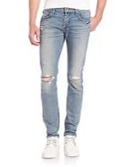 7 For All Mankind Paxtyn Ripped Skinny Jeans