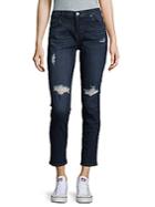 7 For All Mankind Josefina Distressed High-rise Jeans