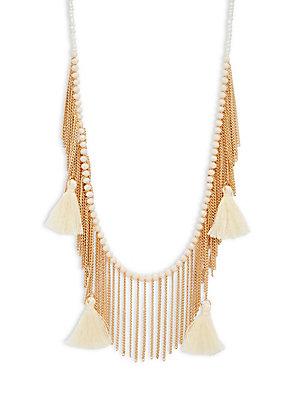 Pannee Beaded Fringed Necklace