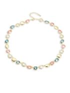 Saks Fifth Avenue Multicolored Crystal Necklace
