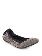 Hush Puppies Chaste Studded Leather Ballet Flats