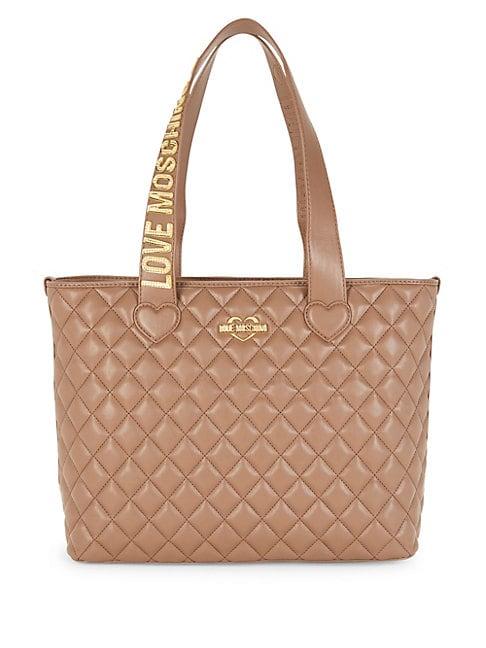 Love Moschino Diamond Quilted Tote Bag