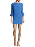 Laundry By Shelli Segal Palace Solid Bell-sleeve Dress