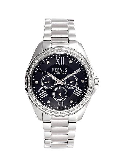 Versus Versace Stainless Steel & Swarovski Crystal Chronograph Bracelet Watch