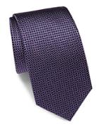 Yves Saint Laurent Checkered Silk Tie