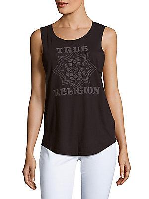True Religion Logo-print Sleeveless Tee