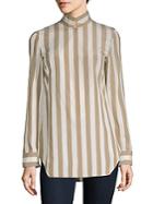 Akris Striped Silk Shirt