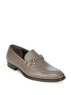 Mezlan Solid Leather Bit Loafers