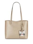 Karl Lagerfeld Paris Maybelle Leather Tote