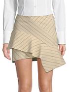 Isabel Marant Stripe Ruffle Mini Skirt