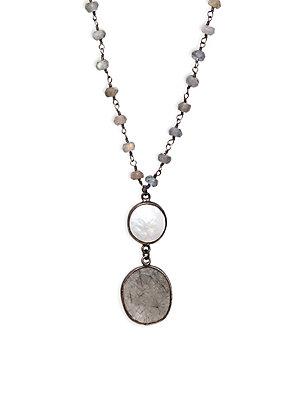 Mary Louise Designs Mother-of-pearl Pendant Necklace