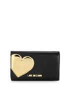 Love Moschino Heart Logo Faux Leather Wallet