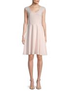 Calvin Klein Collection Cap-sleeve Fit-&-flare Dress