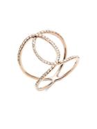 Ef Collection Diamond Infinity And 14k Rose Gold Ring