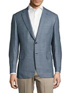 Brioni Classic-fit Plaid Wool Jacket