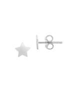 Saks Fifth Avenue 14k White Gold Star Stud Earrings
